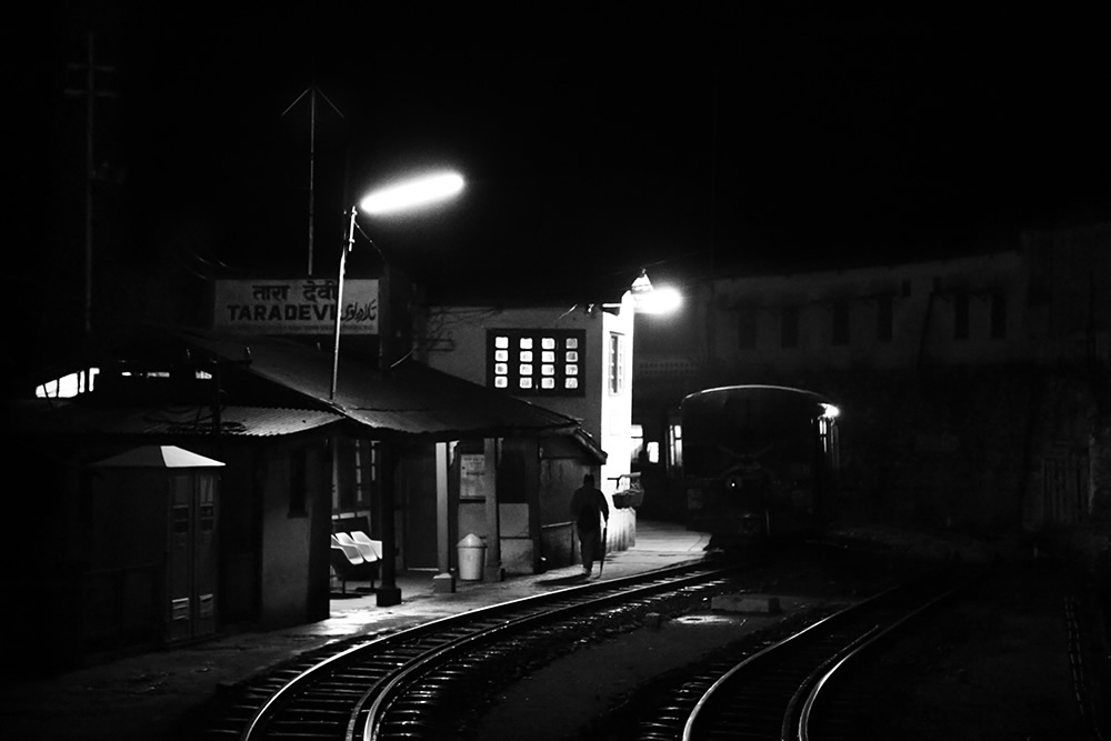 Beautiful Shimla In Black And White By Chanda Mathur