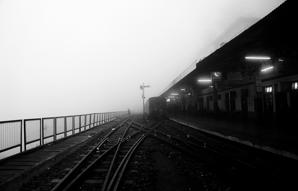 Beautiful Shimla In Black And White By Chanda Mathur