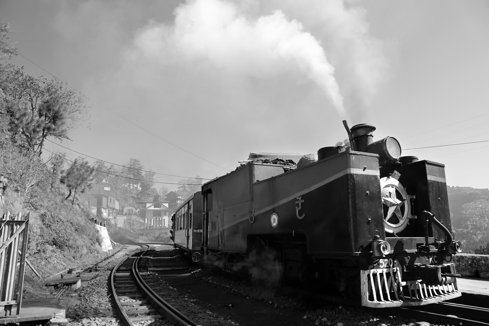 Beautiful Shimla In Black And White By Chanda Mathur