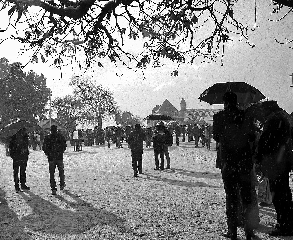 Beautiful Shimla In Black And White By Chanda Mathur