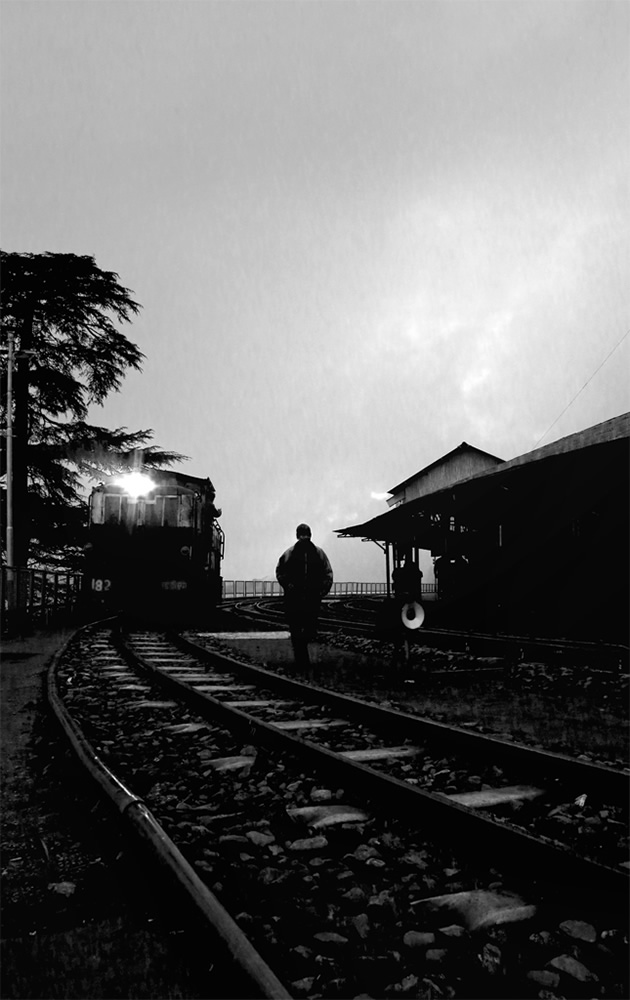 Beautiful Shimla In Black And White By Chanda Mathur