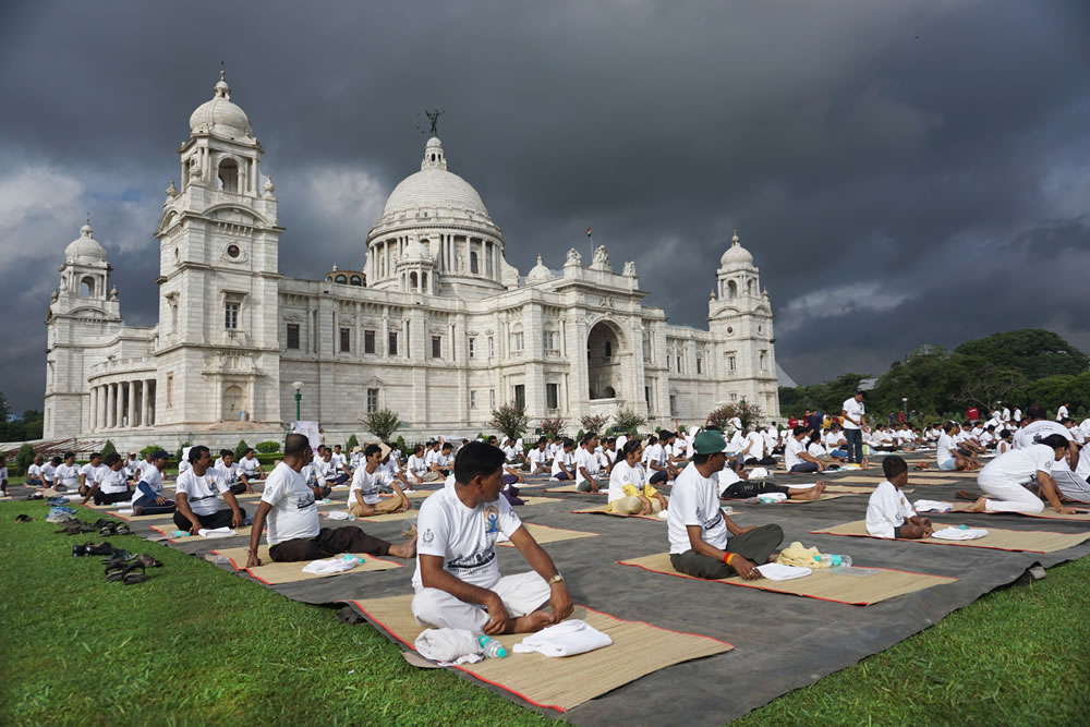 International Yoga Day Celebration At Kolkata By Dipanjan Chakraborty