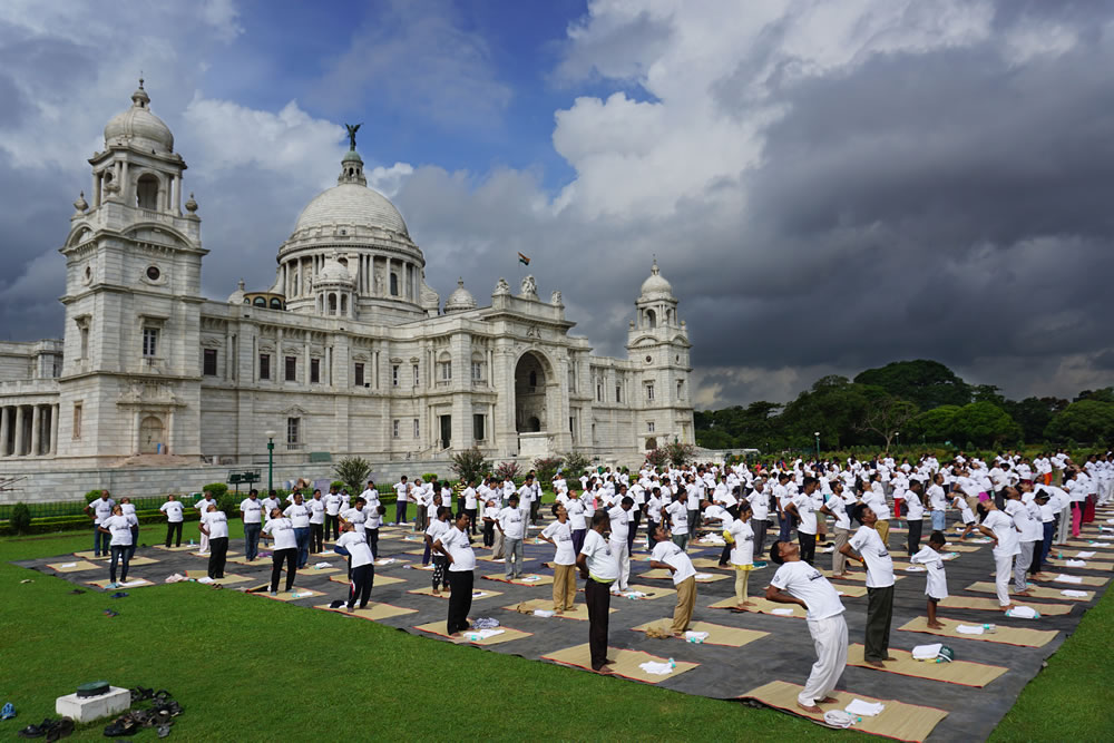 International Yoga Day Celebration At Kolkata By Dipanjan Chakraborty