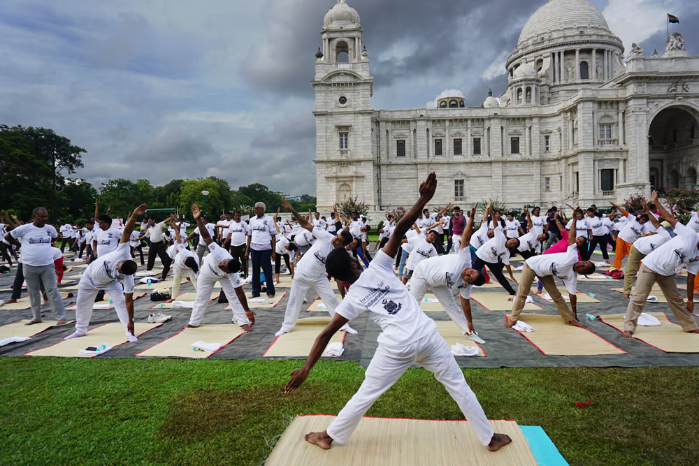International Yoga Day Celebration At Kolkata By Dipanjan Chakraborty