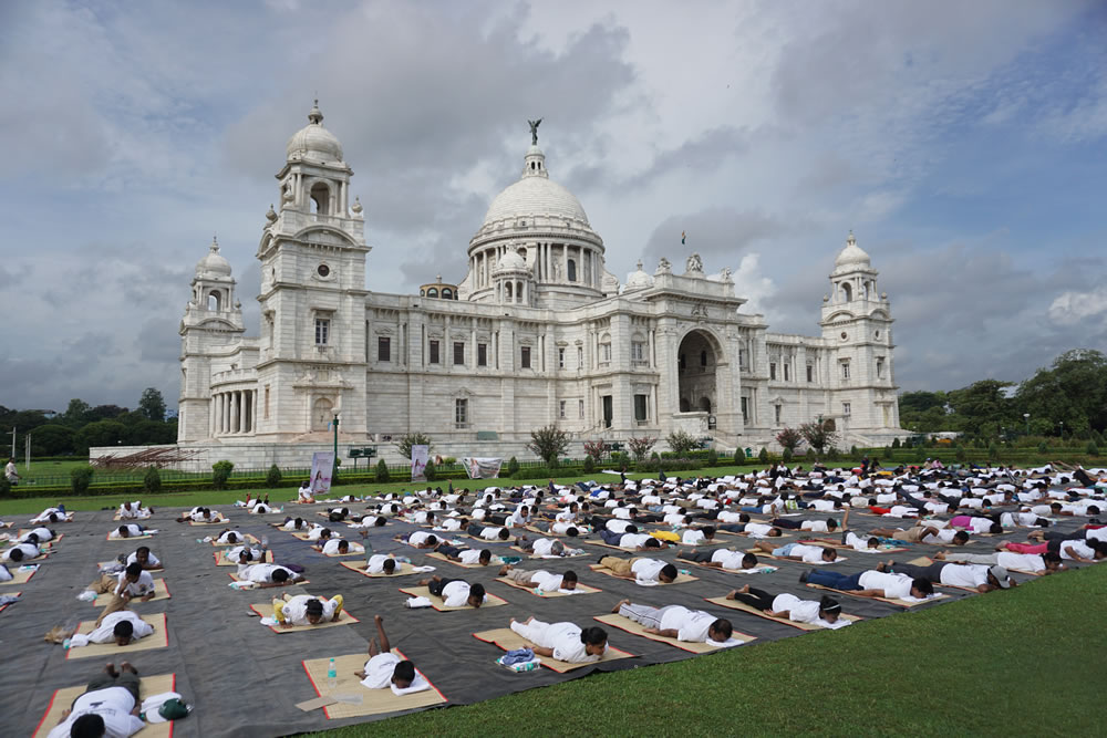 International Yoga Day Celebration At Kolkata By Dipanjan Chakraborty