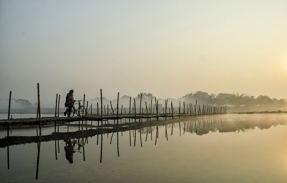 A Tale Of A Bamboo Bridge: Photo Series By Dipak Ray