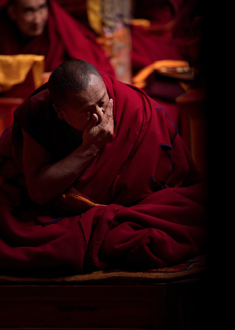 The Daily Life Of Tibetan Buddhist In The Temple By Li Ye 