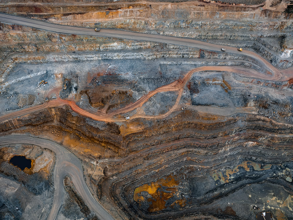 La mine de cuivre : projet minier Rio Tinto en Andalousie, Espagne Par Tom Hegen