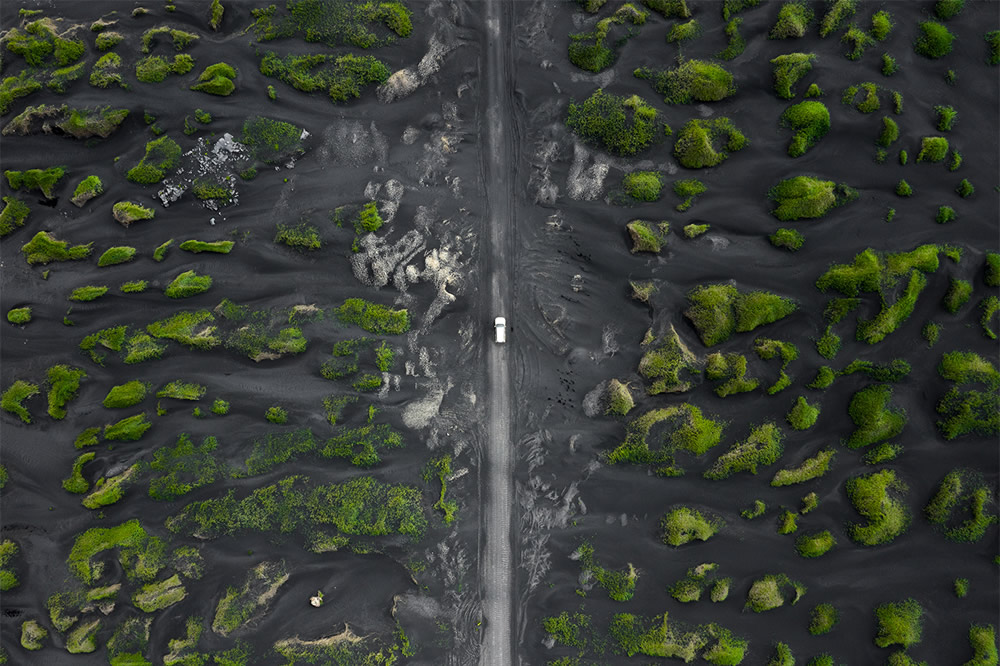 The Long Journey: Road Travel Shots Drone Photography By Kevin Krautgartner