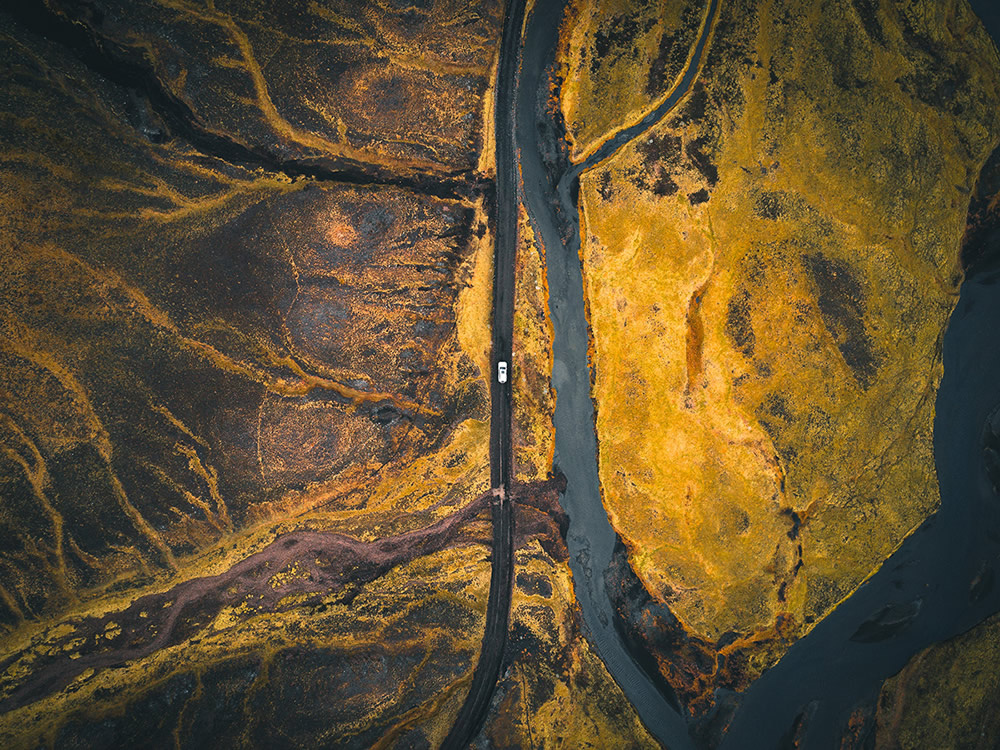 Le long voyage : photos de voyage sur la route Photographie de drone par Kevin Krautgartner