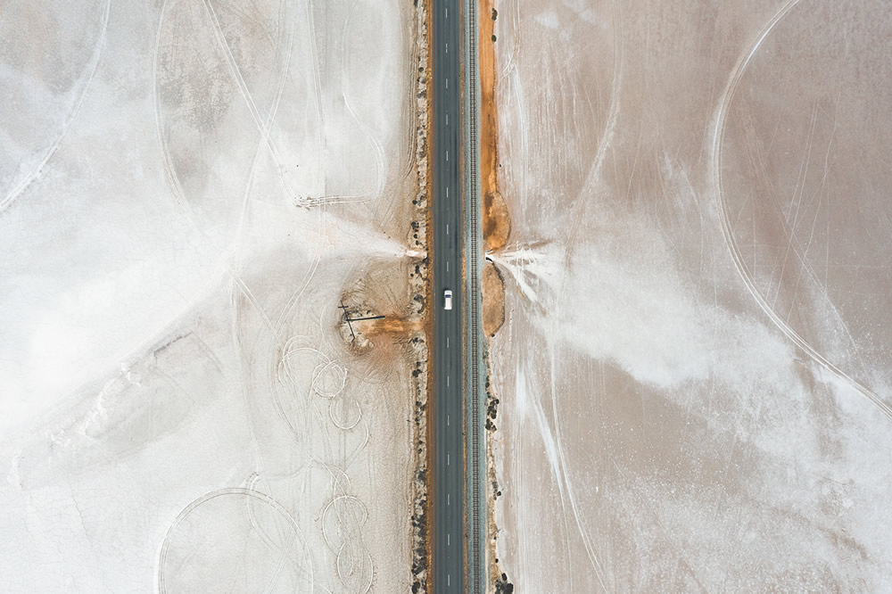 The Long Journey: Road Travel Shots Drone Photography By Kevin Krautgartner
