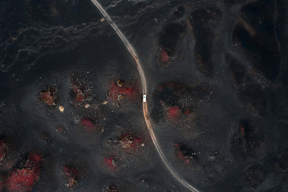 The Long Journey: Road Travel Shots Drone Photography By Kevin Krautgartner