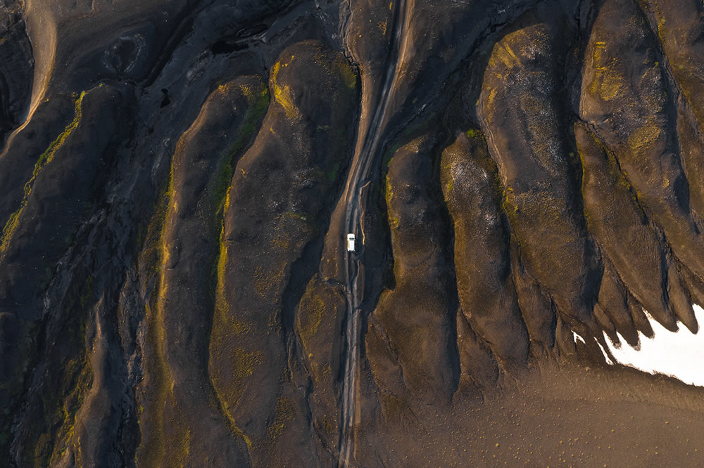 The Long Journey: Road Travel Shots Drone Photography By Kevin Krautgartner