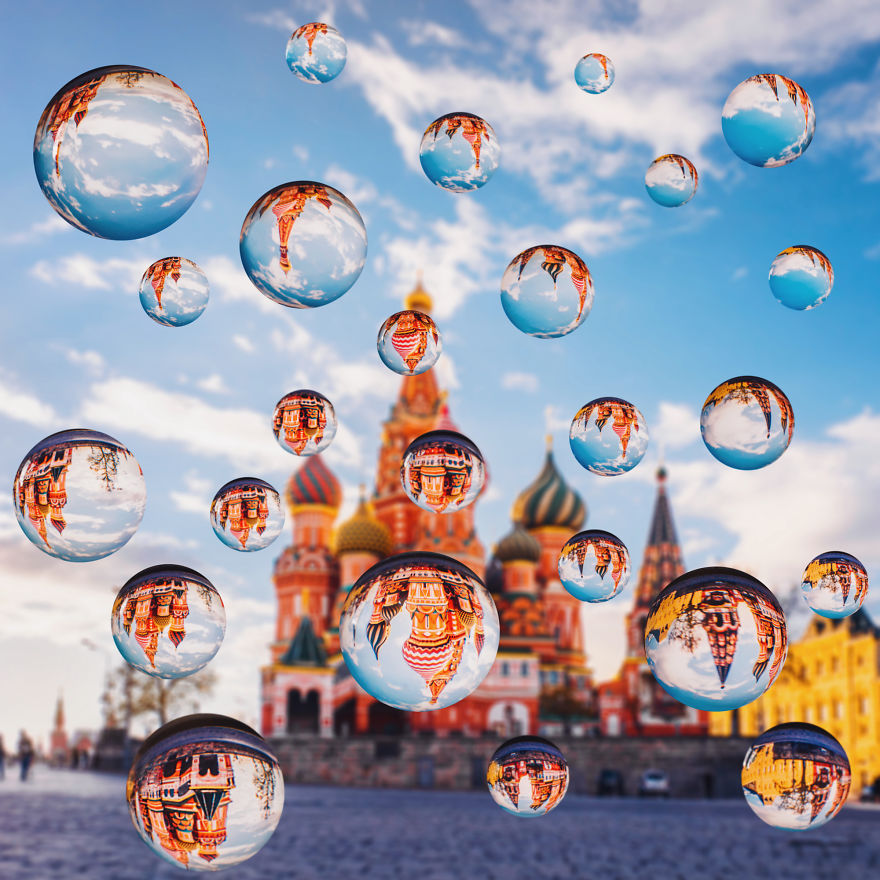 Magical Photos Inspired By Balloons, Bubbles, And Lights By Kristina Makeeva