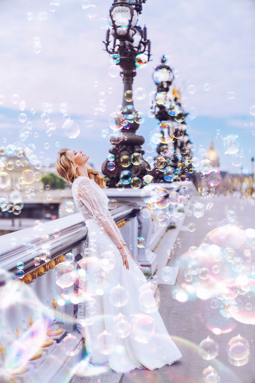 Magical Photos Inspired By Balloons, Bubbles, And Lights By Kristina Makeeva