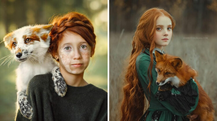 Russian Photographer Anastasiya Dobrovolskaya Beautifully Captured The Magical Bond Between Humans And Animals