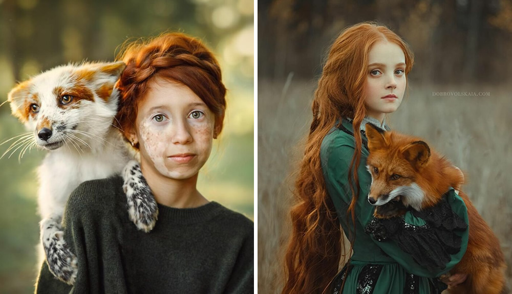 Russian Photographer Anastasiya Dobrovolskaya Beautifully Captured The Magical Bond Between Humans And Animals