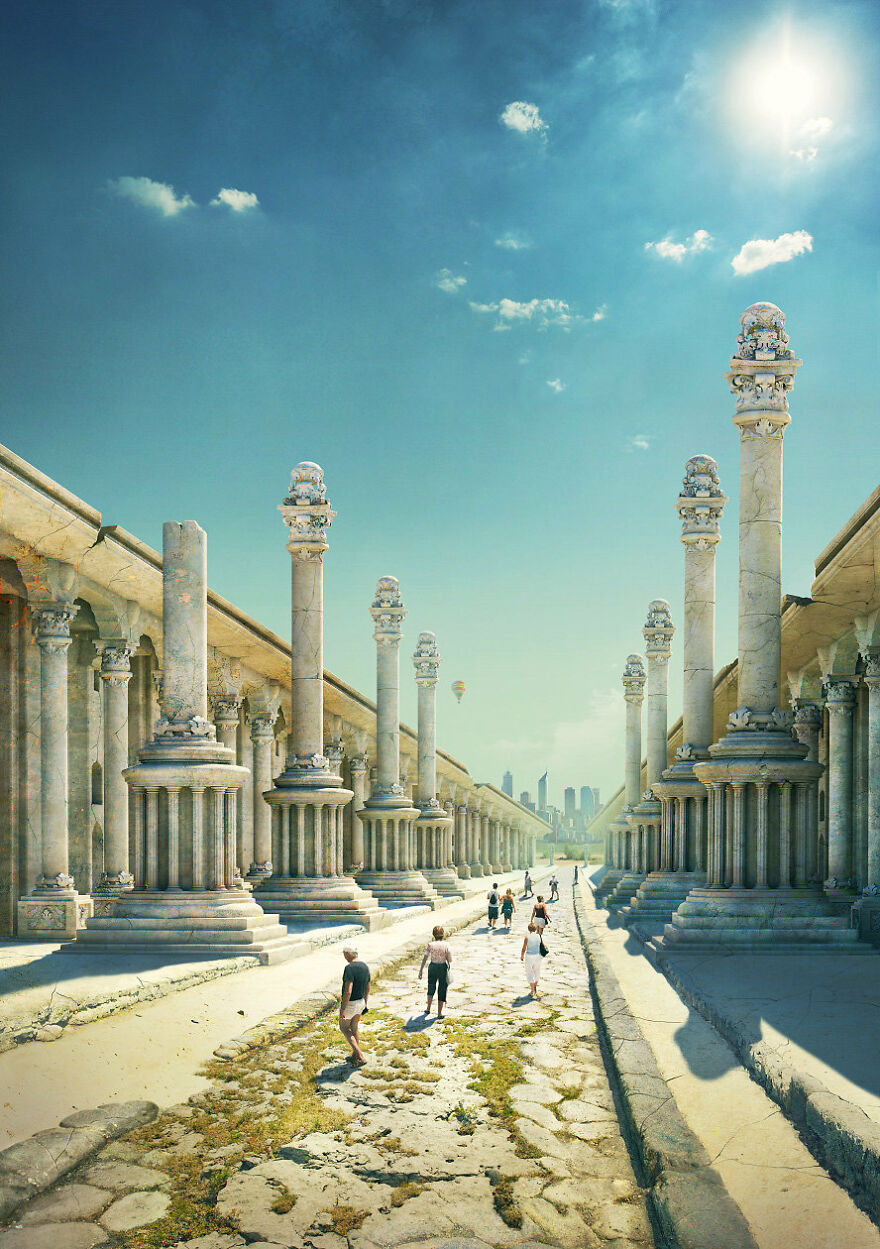 These 10 Famous Historical And Mythical Monuments by Evgeny Kazantsev