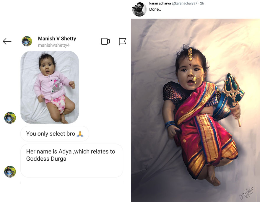 Indian Digital Artist Karan Acharya Edits People's Photos In Amazing Way