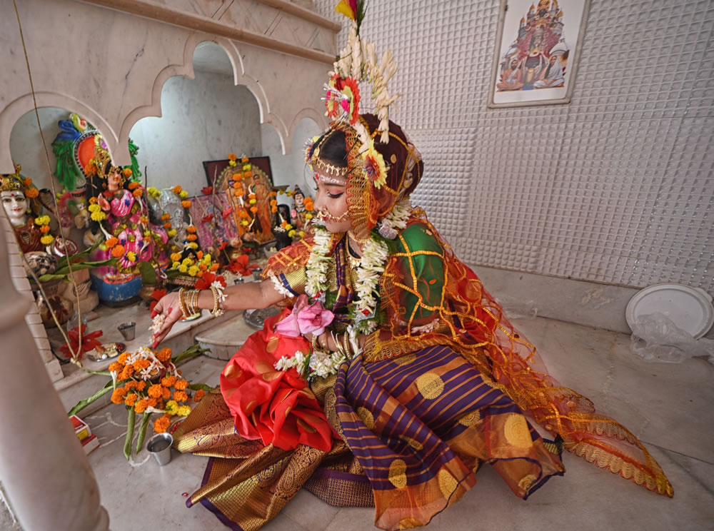 Kumari Puja: Hindu Festival During Durga Puja, Photo Series By Tanusree Mitra