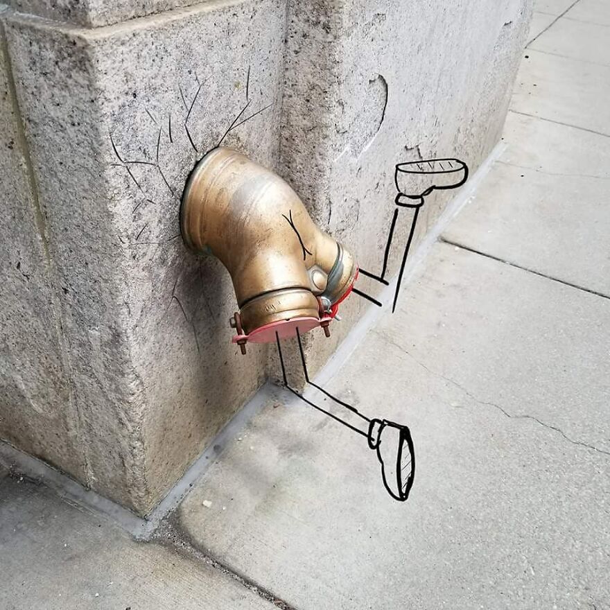 Creative Drawings On Pictures Of Everyday Objects Created By Artist Irfan Yilmaz