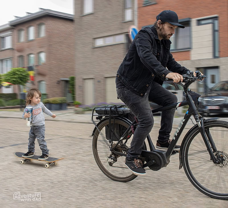 Funny Dad Hilariously Photoshops His Kids Into Risky Situations To Prank Mom At Work