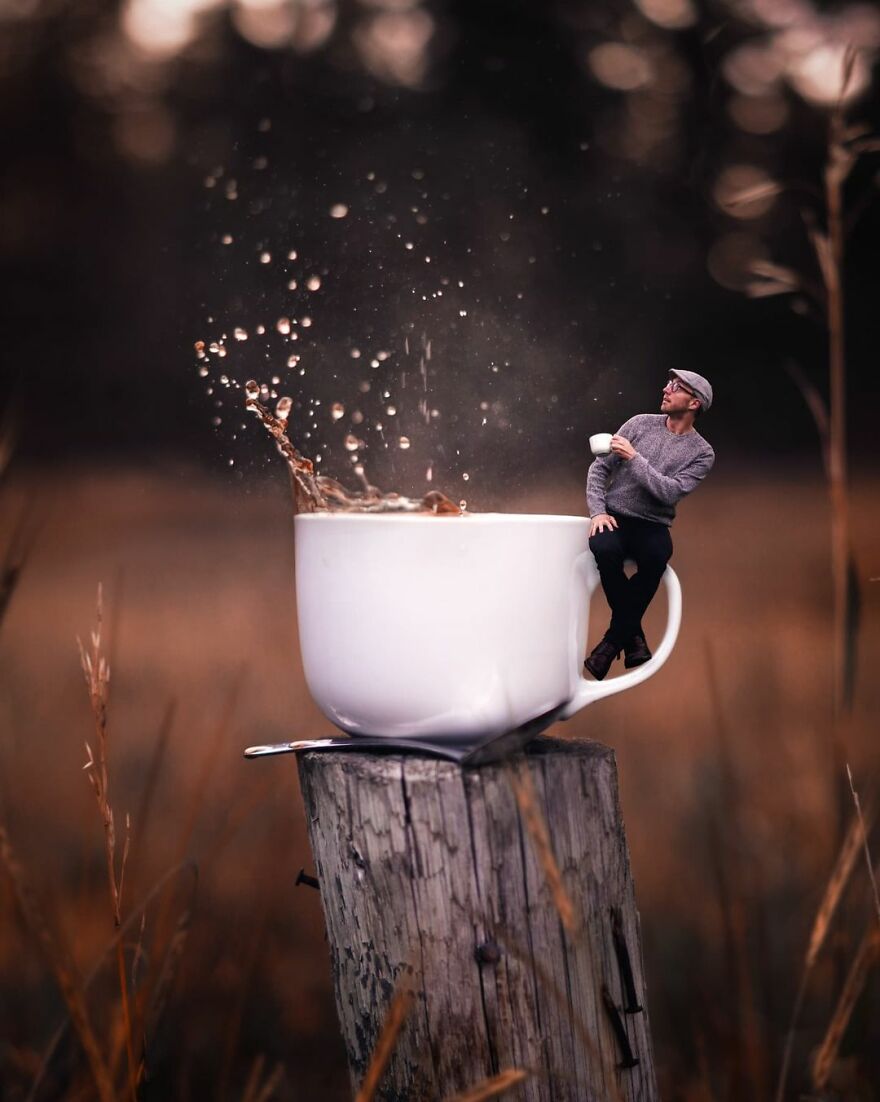 Canadian Photographer Joel Robison Creates Amazing Miniature Images Of Himself