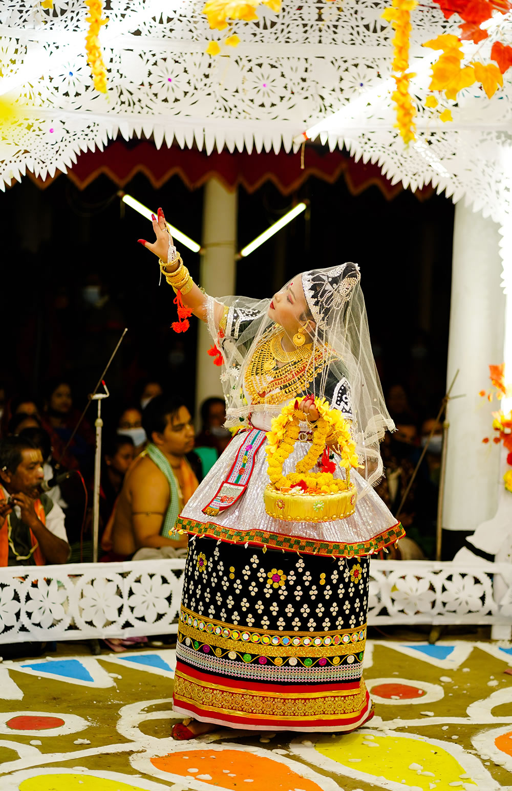 Women in Costume Dancing Traditionally · Free Stock Photo