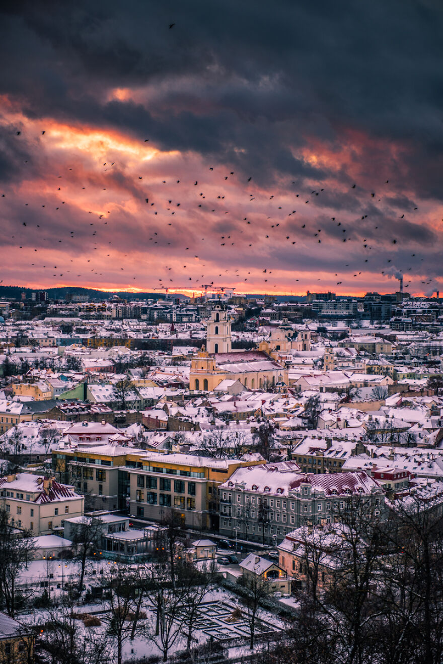 30 Beautiful Photos Of Vilnius During The Winter Captured By Patryk ...