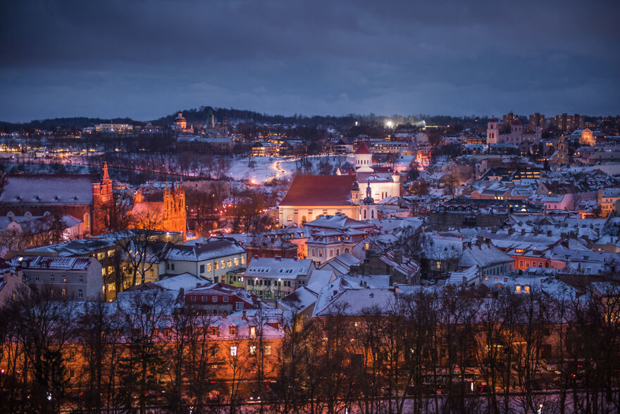 Beautiful Photos Of Vilnius During The Winter Captured By Patryk Bieganski