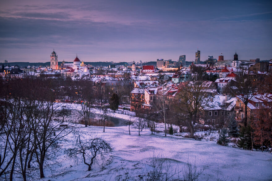 Beautiful Photos Of Vilnius During The Winter Captured By Patryk Bieganski