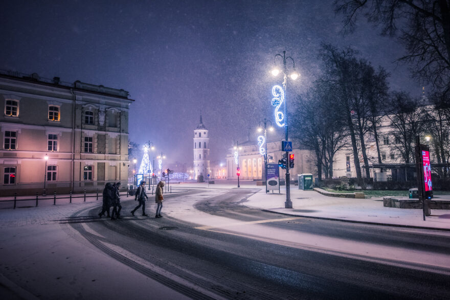 Beautiful Photos Of Vilnius During The Winter Captured By Patryk Bieganski