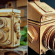 This Talented Artist Recreated Popular Camera Models By Carving Wood In Detail