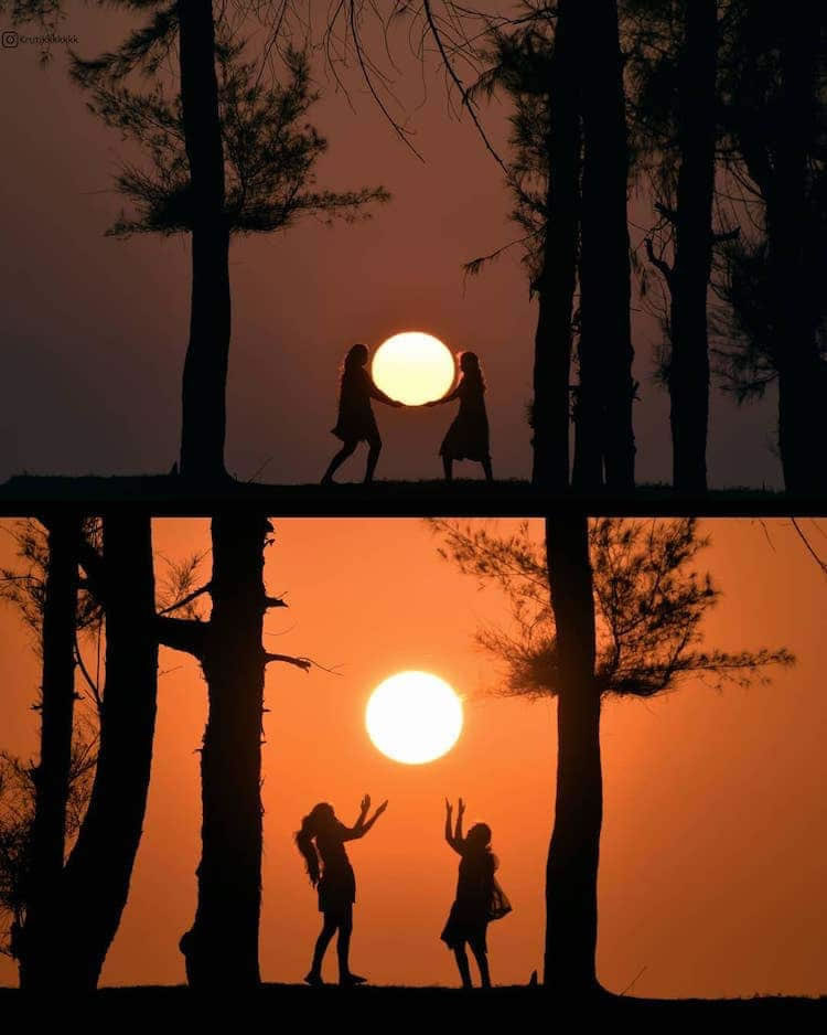 Krutik Thakur Captures Beautiful Sunset Silhouettes To Tell Magical Visual Stories