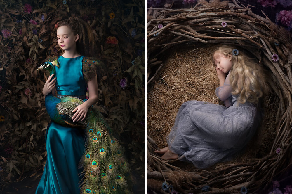 Photographer Renée Hibbert Set Up A Garden In Her Living Room And Did Photoshoots To Document Her Cancer Journey