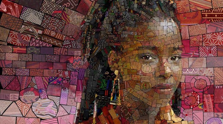 Visual Designer Charis Tsevis Creates Mosaic Portraits Inspired By Colorful Patterns From African Culture