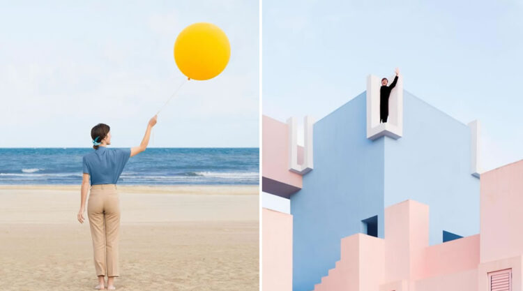 This Creative Couple Playfully Interacts With Architecture To Reveal The Extraordinary Of Everyday (25 Pics)