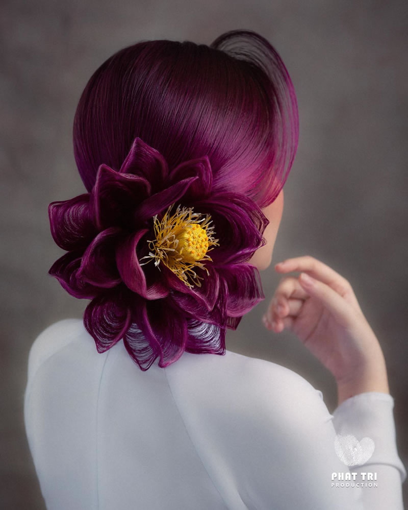 Beautiful Hairstyles That Look Like Ornate Flowers