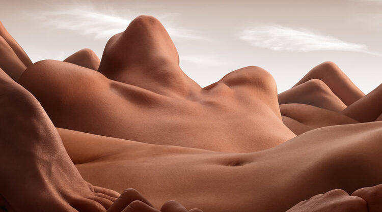 This Photographer Creates Mind-blowing Bodyscapes Using Only The Human Body