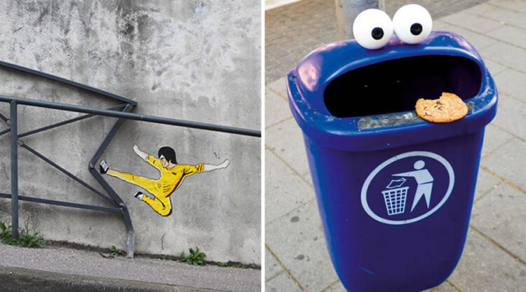 20 Funny Photos Of Creative And Positive Vandalism