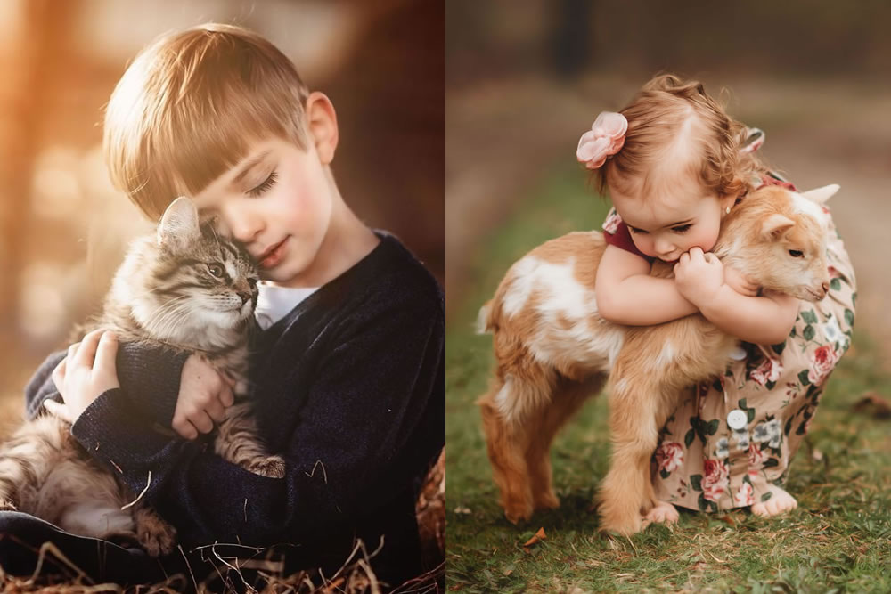This Photographer Revealing The Magical Connection Between Kids And Animals