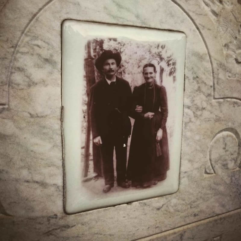 Old Tombstones In Italian Cemeteries By Laura Signorelli