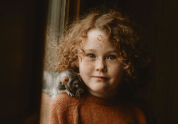 An Adorable Photoshoot Of A Girl And Her Pet Rat Named Disco Bacon By Andrea Martin
