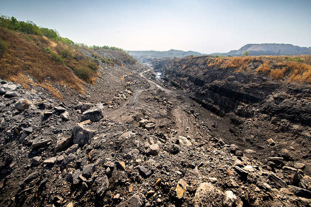 Mina de carvão em Phusro, Jharkhand por Sudipta Das