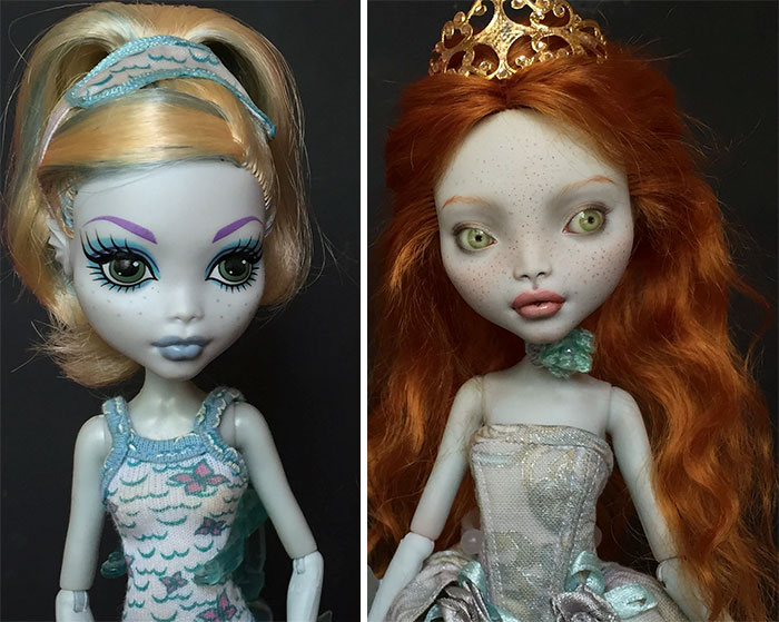 Removes Make-Up From Dolls By Olga Kamenetskaya