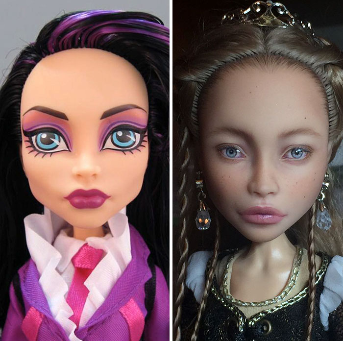 Removes Make-Up From Dolls By Olga Kamenetskaya