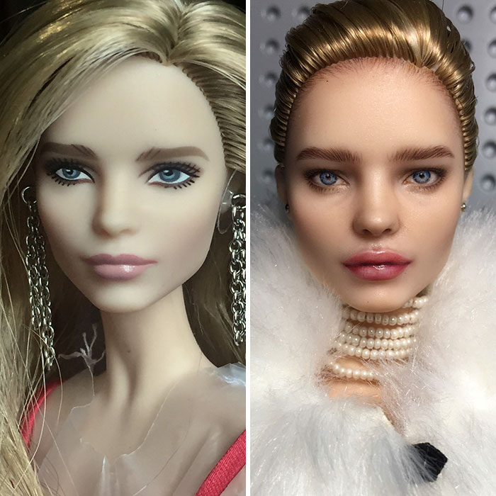 Removes Make-Up From Dolls By Olga Kamenetskaya