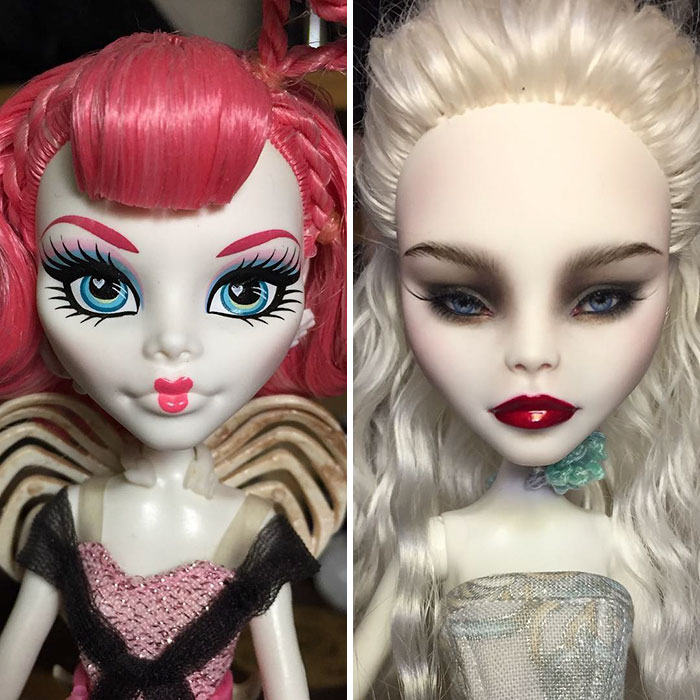 Removes Make-Up From Dolls By Olga Kamenetskaya