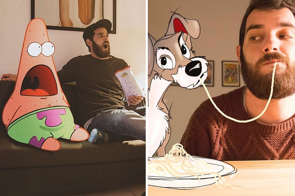 Photoshop With Animated Characters By Luigi kemo Volo