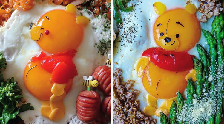 Japanese Mom Turns An Ordinary Meal Into Mouthwatering Fried Egg Art